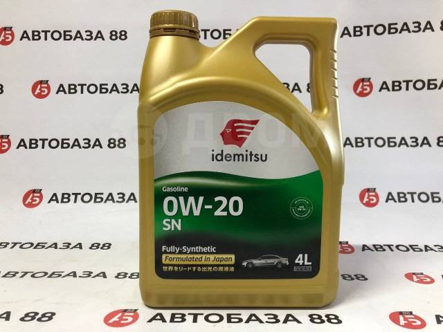 NEW! Масло моторное Idemitsu 0w20 синтетика, синтетическое, 4,00 л. SN ...