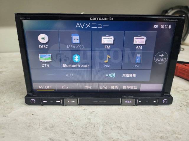 カロッツェリア AVIC-RW800-D フルセグ 7インチ Bluetooth 在庫あり - カーナビ