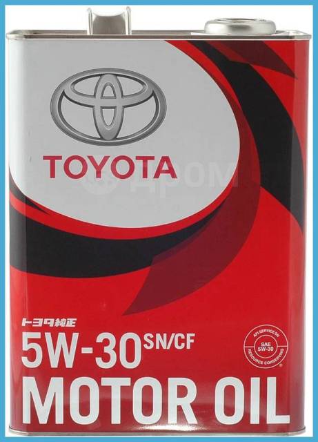 Масло моторное 5W30 Toyota SN 08880-13705 4 л. 100% Оригинал ...