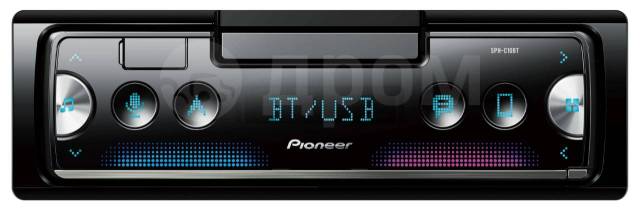 Автомагнитола Pioneer SPH-C10BT, 1 DIN — 178x50 мм, новый, в наличии ...