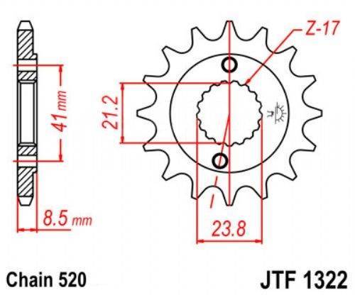   () JTF1322  ,  (13) JT 