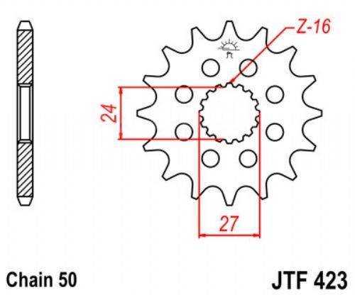   () JTF423  ,  (18) JT 