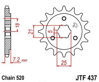   () JTF437  ,  (16) JT 