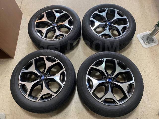 Оригинальный комплект колес Subaru на жирном лете 225/55R18 Bridgestone ...