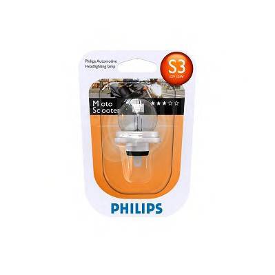   S3 Vision Moto 12V 15W P26s  Philips 12008BW 