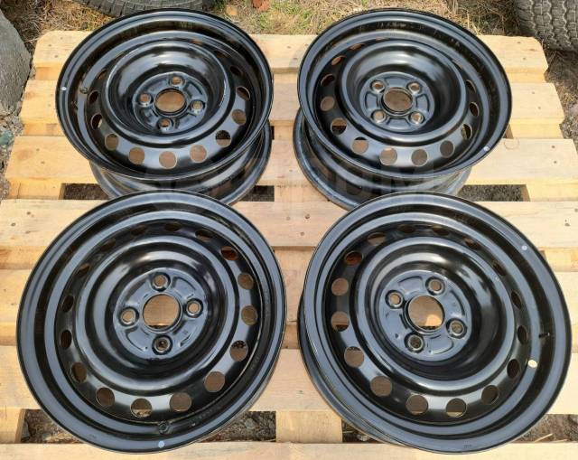 Штампованные диски оригинальные Toyota Sienta R14 5.5J 100x4. 4 шт, 14 ...