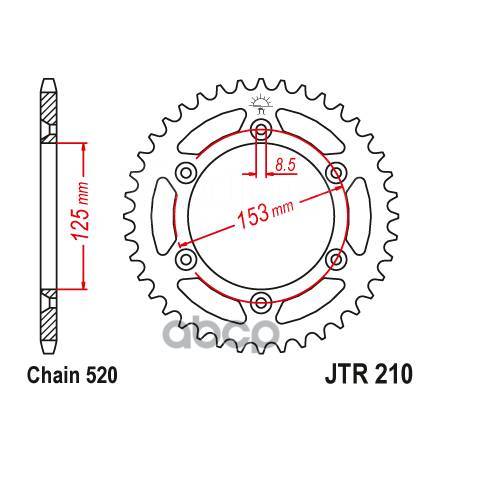   210.51  JT Sprockets . JTR21051SC 