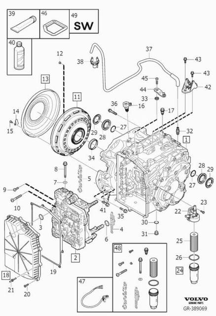 Как снять кпп volvo s40 1.6 бензин