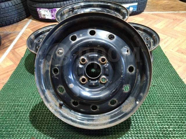 Японский Штампованный Диск 14 (4x100) Toyota Б/П по России, 14", 1 шт ...