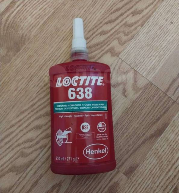 Вал-втулочный фиксатор Loctite 638 (250 мл), новый, в наличии. Цена: 5 ...