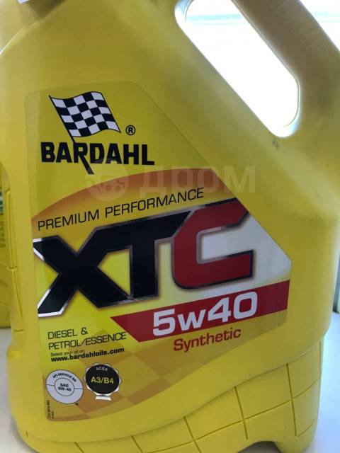 Bardahl XTC 5W40 5L, 36163 купить в OilBardahl