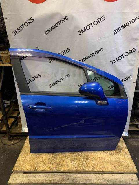 Купить Дверь передняя правая Peugeot 308 в сборе без дефектов. Синяя ...