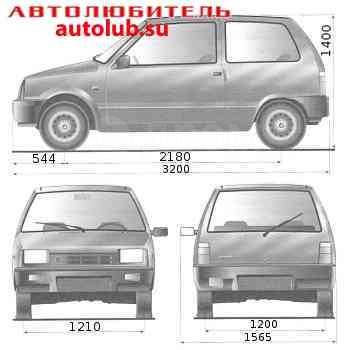 Ока чертеж. Автомобиль ВАЗ 1111 Ока габариты. Габариты ВАЗ 1111 Ока. ВАЗ 1111 Ока схема кузова. Ширина колеи Ока ВАЗ 1111.