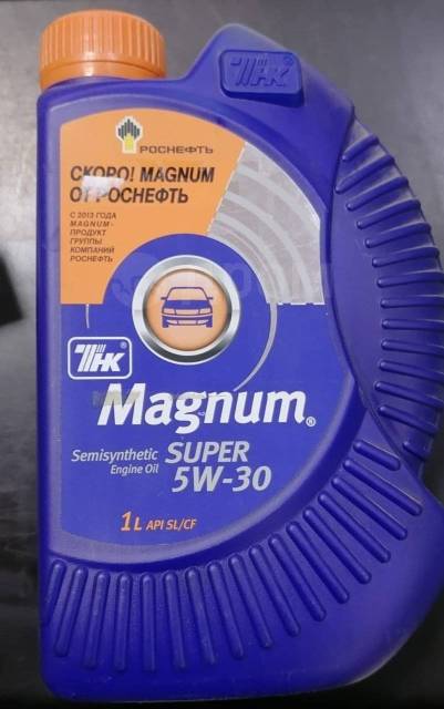 Масло ТНК Magnum Super 5W30 SL/CF (1л) п/с, полусинтетическое, 1,00 л ...