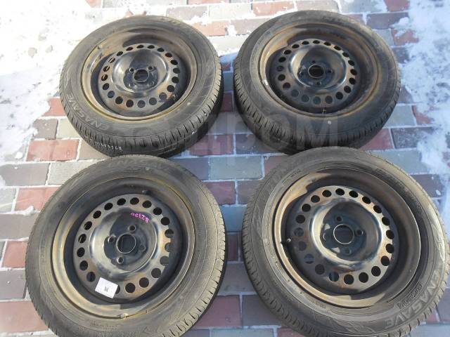 Летние колеса: шины 175/65R14 Dunlop на штампах Toyota 4x100, 14", 1 шт ...