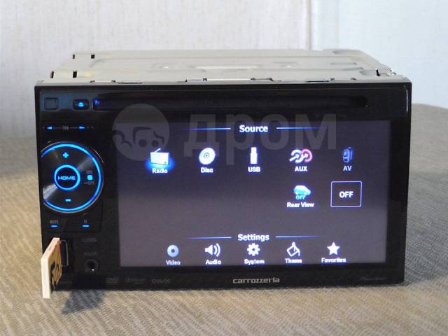 Магнитола, Pioneer Carrozzeria FH-770DVD, 2 DIN — 178x100 мм, б/у