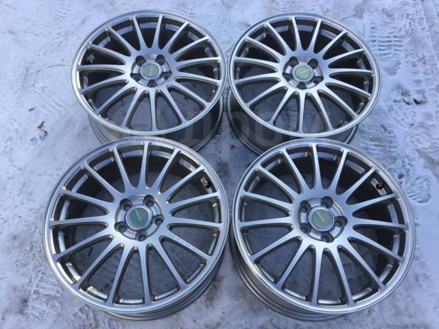 Диски R17 5*100 Bridgestone, 17", 1 шт, 5x100, литой, 4 шт, б/у, в ...