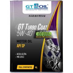    gt turbo coat 5w40 api sp, acea a3/b4 4 GT OIL 8809059409206 