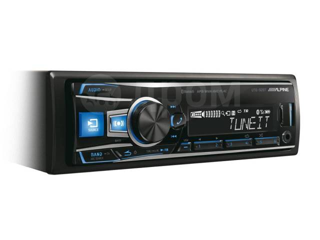 Процессорная автомагнитола Alpine UTE-92BT, 1 DIN — 178x50 мм, б/у, в ...