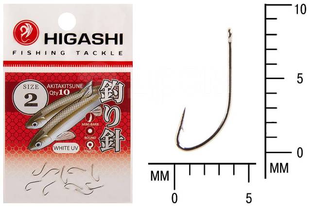  HIGASHI Akitakitsune ringed 2 White UV 