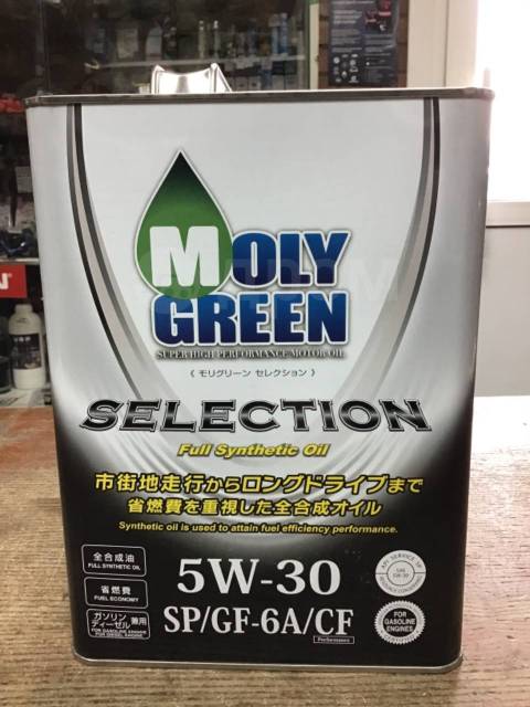 Масло моторное Moly Green Selection Sae 5W-30 (4 л ) Япония ...