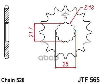   565.13  JT Sprockets . JTF56513SC 