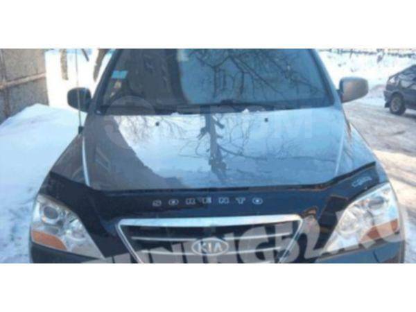 Боковая площадка из нержавейки Kia Sorento 2002-2009