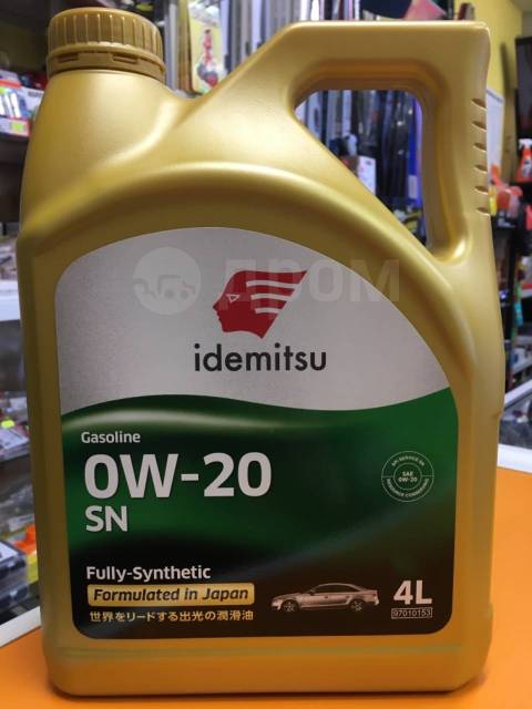 Масло моторное Idemitsu 0W-20 4л, синтетическое, 4,00 л. SN, бензин ...