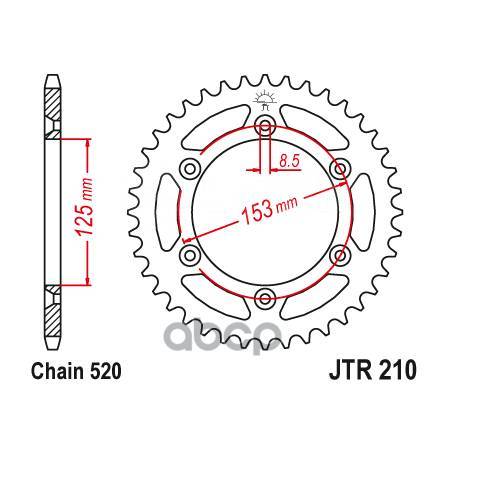   210.50  JT Sprockets . JTR21050SC 