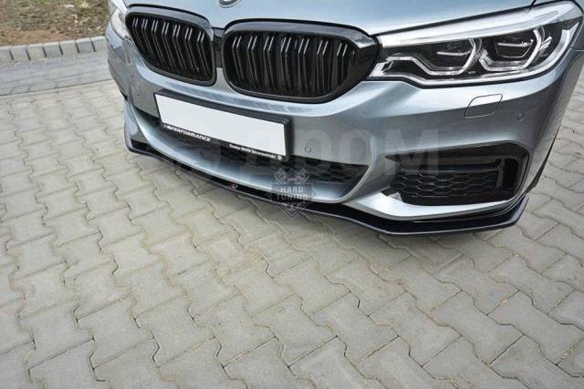 Купить BM-5-G30-MPACK-FD2 Сплиттер переднего бампера Maxton Design для BMW 5 G30