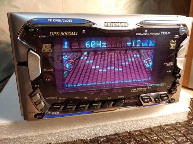 Kenwood DPX-8000MJ процессорный, CD, чейнджер на 3 md, 2 DIN