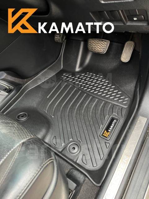Купить Модельные 3D авто коврики Kamatto Toyota Harrier 2003-2013 (TPE ...