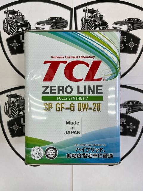 Масло моторноеTCL Zero Line Fully Synth GF-6, 0W-20 4л, синтетическое ...