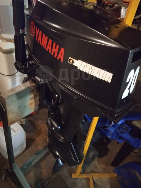 Лодочный мотор с лодкой, Yamaha, 20,00 л.с. S (381 мм), 1992 год ...