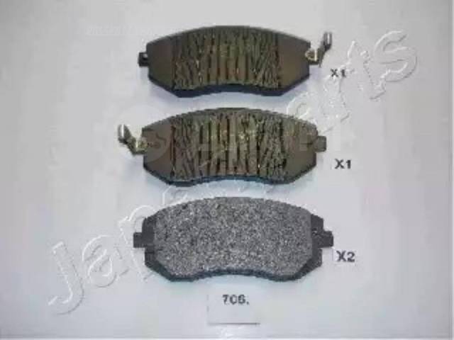Купить Колодки тормозные дисковые, комплект | перед | Japanparts ...