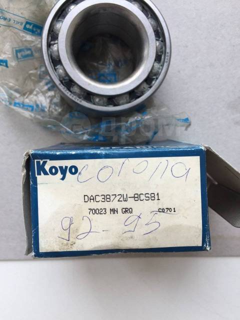 Купить Подшипник передней ступицы Koyo DAC3872W8CS81 на автомобили ...