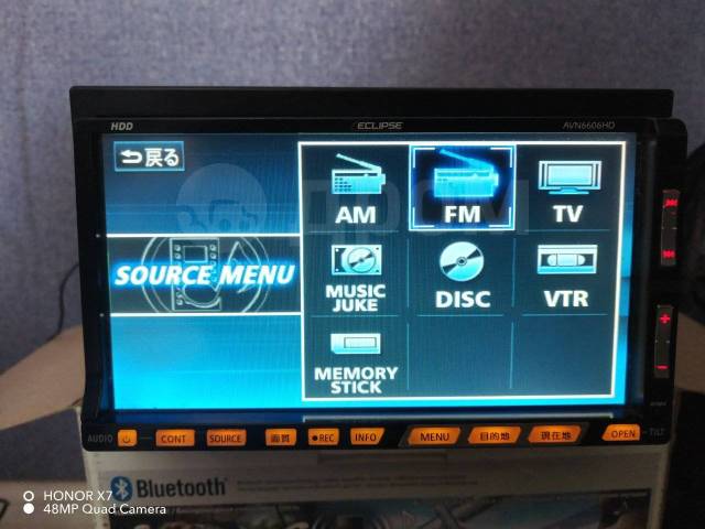 Японская магнитола Eclipse AVN6606HD, другой, б/у, в наличии. Цена