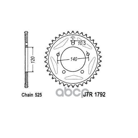   1792.45 JT Sprockets . JTR179245 