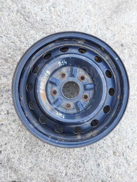 Диск штамповка R14 5/114,3 (1шт. на запаску), Toyota, 14", 1 шт, 5x114 ...