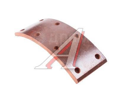 Купить Накладка тормозная ГАЗ-53, ГАЗ-3309, ПАЗ (Ш=80, Дл=200 мм в ...