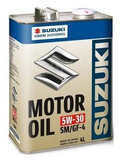 Масло моторное Suzuki 5W30 SM/GF4 под заказ, синтетическое, 4,00 л. SM ...