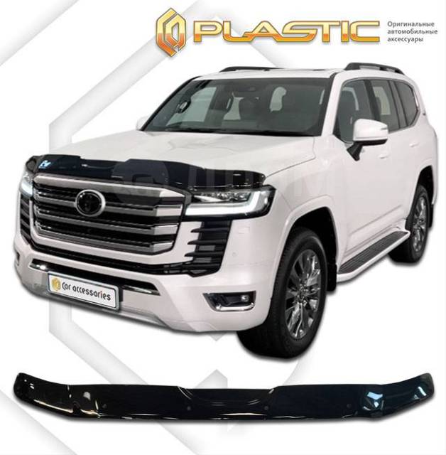 Купить Дефлектор капота CA-Plastic Toyota Land Cuiser 300 2021-г в ...