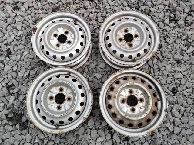 Диски 4x100 R13 4.5JJ, Toyota, 13", 1 шт, штампованный, 4 шт, б/у, в ...