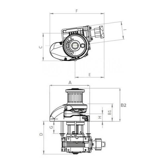      Vetus Maxwell RC12-12HD P104989 138  1200   12   16 - 20    100  