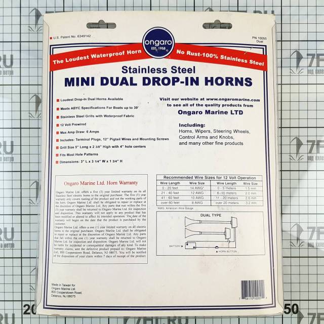     Ongaro Marine Mini Drop-In Dual 10055 12 106     