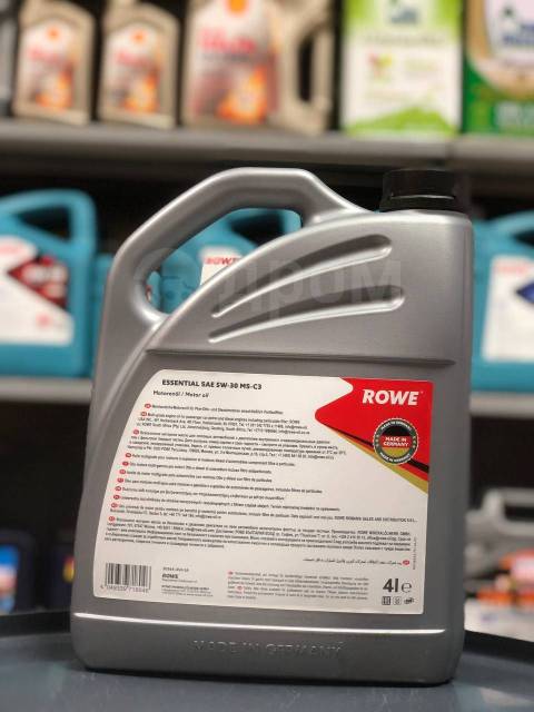 ROWE Essential MS-C3 5W-30 4л, синтетическое, 4,00 л. CF, SM, C3 ...