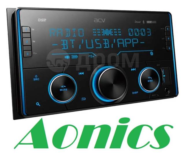 Автомагнитола ACV ADX-211BM DSP/FM/USB/SD/Bluetooth процес DSP ДУ 2DIN ...