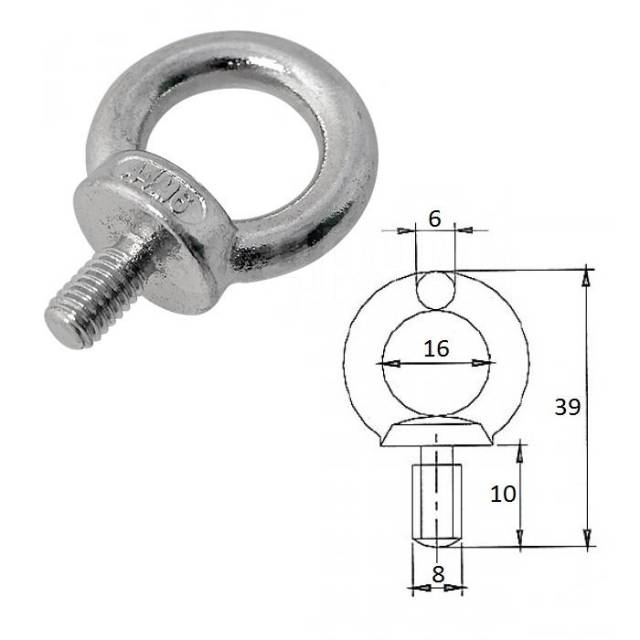 - M 8x49 (DIN580) CIM 1003-0108, 2  