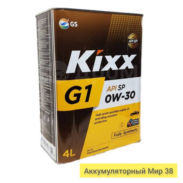Масло моторное Kixx G1 SP 0W-30 4л синт, синтетическое, 4,00 л. 0W 30 ...