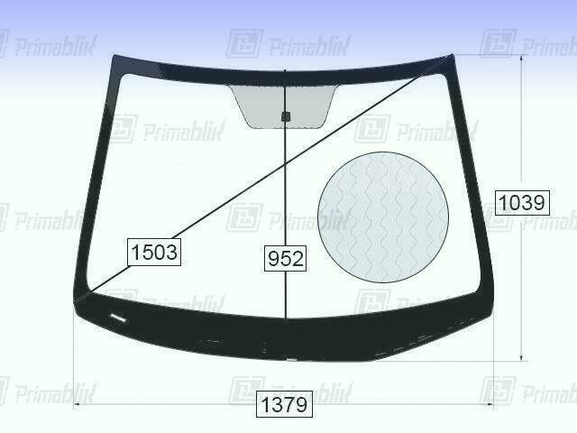 Размер лобового стекла рио 2. AGC стекло лобовое зеленое синяя полоса.